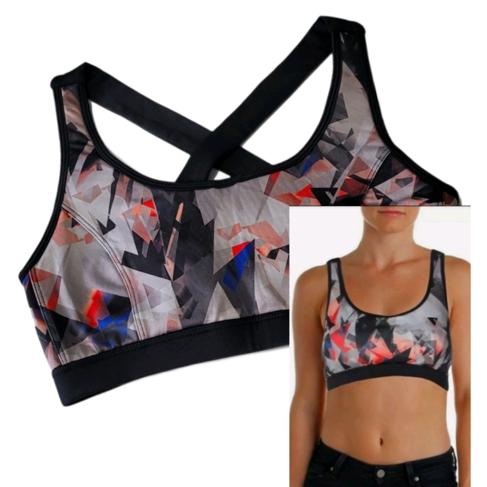 Yas Sport Black Fitness Yoga Printed Sports